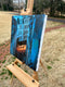 Original art for sale at UGallery.com | Paris in the Fall by Keith Thomson | $1,450 | mixed media artwork | 20' h x 20' w | thumbnail 2