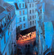Original art for sale at UGallery.com | Paris in the Fall by Keith Thomson | $1,450 | mixed media artwork | 20' h x 20' w | thumbnail 1