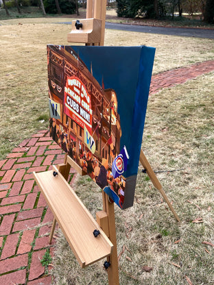 Original art for sale at UGallery.com | Cubs Win - Commission by Keith Thomson | $2,250 | oil painting | 16' h x 24' w | photo 4