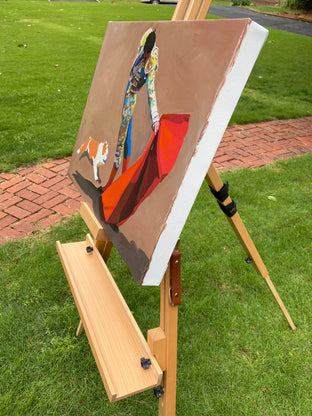 One Day in Spain... by Keith Thomson |  Side View of Artwork 