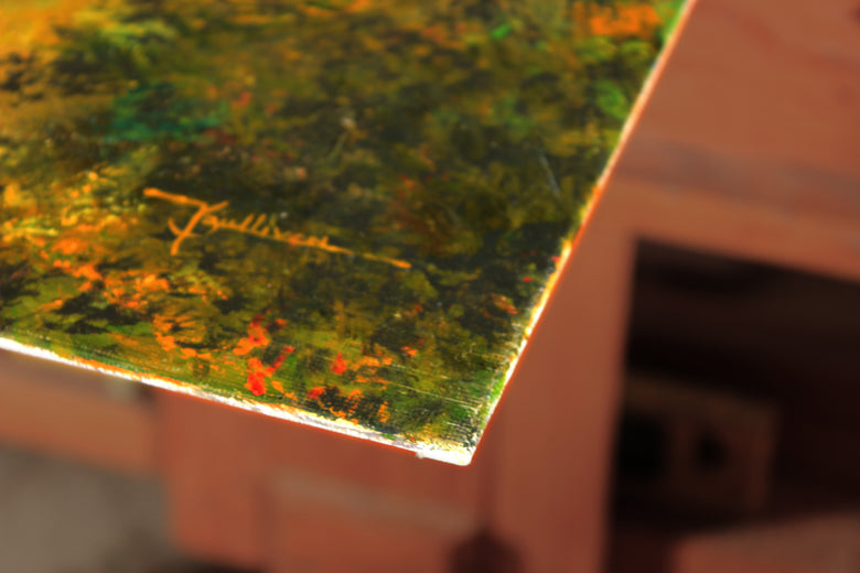 Shining Field by Kent Sullivan |  Side View of Artwork 