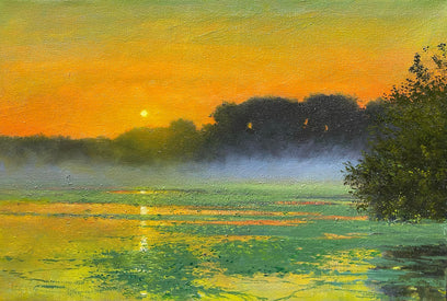 Sunset at Moss Creek by Kent Sullivan | Artwork Main Image