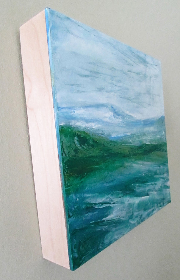 Kerry by Valerie Berkely |  Side View of Artwork 