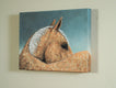 Original art for sale at UGallery.com | Kintsugi Horse-Palomino by Jennifer Ross | $400 | mixed media artwork | 8' h x 10' w | thumbnail 3
