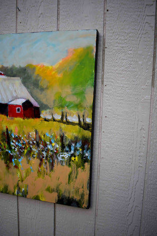 Original art for sale at UGallery.com | Farm Red by Kip Decker | $2,575 | acrylic painting | 30' h x 40' w | photo 1