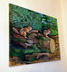 Original art for sale at UGallery.com | Chipmunks by Kira Yustak | $975 | acrylic painting | 22' h x 28' w | thumbnail 2