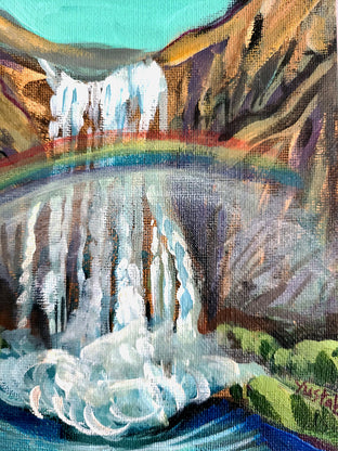 Color Spectrum 1 by Kira Yustak |   Closeup View of Artwork 