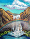 Original art for sale at UGallery.com | Color Spectrum 1 by Kira Yustak | $350 | acrylic painting | 10' h x 8' w | thumbnail 1