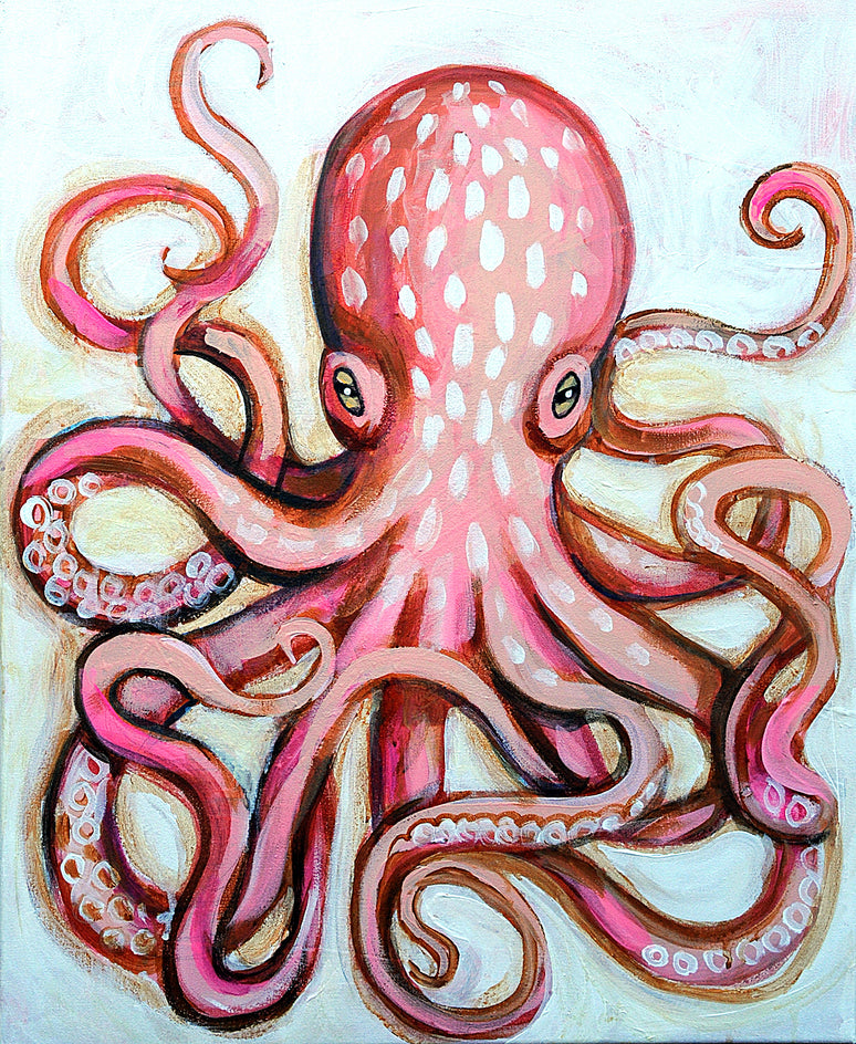 Pale Octopus by Kira Yustak |  Artwork Main Image 