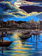 Original art for sale at UGallery.com | Shark River, Belmar, NJ by Kira Yustak | $1,175 | acrylic painting | 20' h x 30' w | thumbnail 4