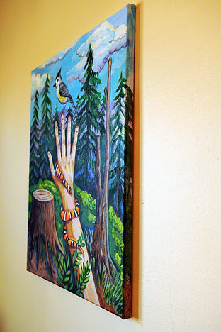 Original art for sale at UGallery.com | The Wilderness by Kira Yustak | $750 | acrylic painting | 20' h x 16' w | photo 2