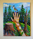 Original art for sale at UGallery.com | The Wilderness by Kira Yustak | $750 | acrylic painting | 20' h x 16' w | thumbnail 3