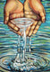 Original art for sale at UGallery.com | Water is Life by Kira Yustak | $950 | acrylic painting | 20' h x 20' w | thumbnail 4