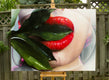 Original art for sale at UGallery.com | Kiss by David Shepherd | $19,350 | oil painting | 44' h x 62' w | thumbnail 3