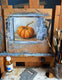 Original art for sale at UGallery.com | Miniature Sparkler Pumpkin by Kristine Kainer | $300 | oil painting | 6' h x 6' w | thumbnail 3