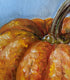 Original art for sale at UGallery.com | Miniature Sparkler Pumpkin by Kristine Kainer | $300 | oil painting | 6' h x 6' w | thumbnail 4