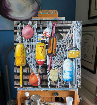 Buoys of Summer by Kristine Kainer |  Context View of Artwork 