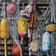 Original art for sale at UGallery.com | Buoys of Summer by Kristine Kainer | $2,150 | oil painting | 20' h x 20' w | thumbnail 1