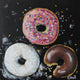 Original art for sale at UGallery.com | Doughnuts by Kristine Kainer | $550 | oil painting | 10' h x 10' w | thumbnail 1