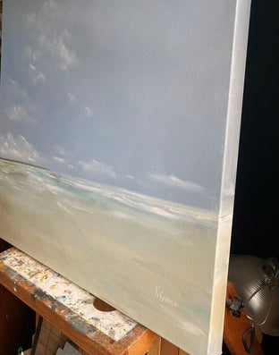 Hazy Afternoon by Kristine Kainer |  Side View of Artwork 