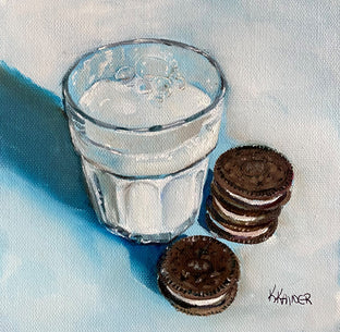 Oreos and Milk by Kristine Kainer |  Artwork Main Image 