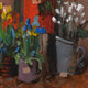 Original art for sale at UGallery.com | Little Florist by Krzysztof Iwin | $1,650 | acrylic painting | 15.7' h x 11.8' w | thumbnail 4