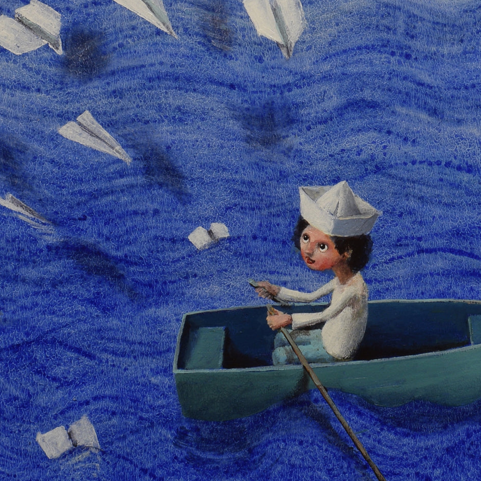 Seagulls by Krzysztof Iwin |  Context View of Artwork 