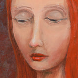 Original art for sale at UGallery.com | Silence by Krzysztof Iwin | $1,550 | acrylic painting | 15.75' h x 11.81' w | thumbnail 4