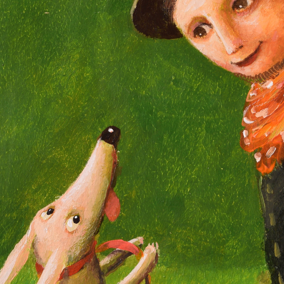 Spring Jump by Krzysztof Iwin |  Closeup View of Artwork 