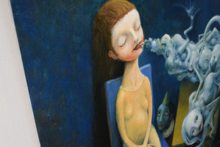 Original art for sale at UGallery.com | Ectoplasm by Krzysztof Iwin | $3,400 | oil painting | 20' h x 20' w | photo 2