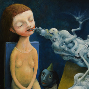 Original art for sale at UGallery.com | Ectoplasm by Krzysztof Iwin | $3,400 | oil painting | 20' h x 20' w | photo 4