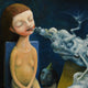 Original art for sale at UGallery.com | Ectoplasm by Krzysztof Iwin | $3,400 | oil painting | 20' h x 20' w | thumbnail 4