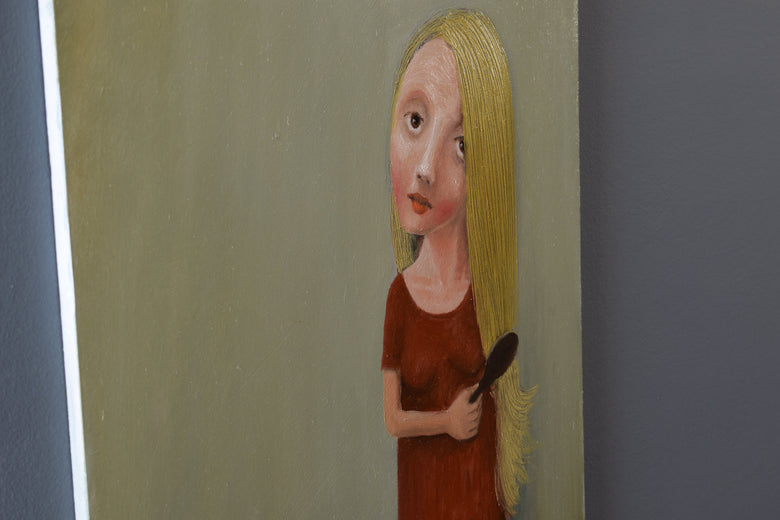 Hair by Krzysztof Iwin |  Side View of Artwork 