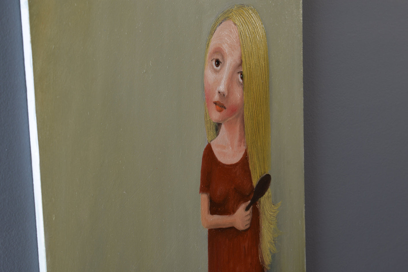 Hair by Krzysztof Iwin |  Side View of Artwork 