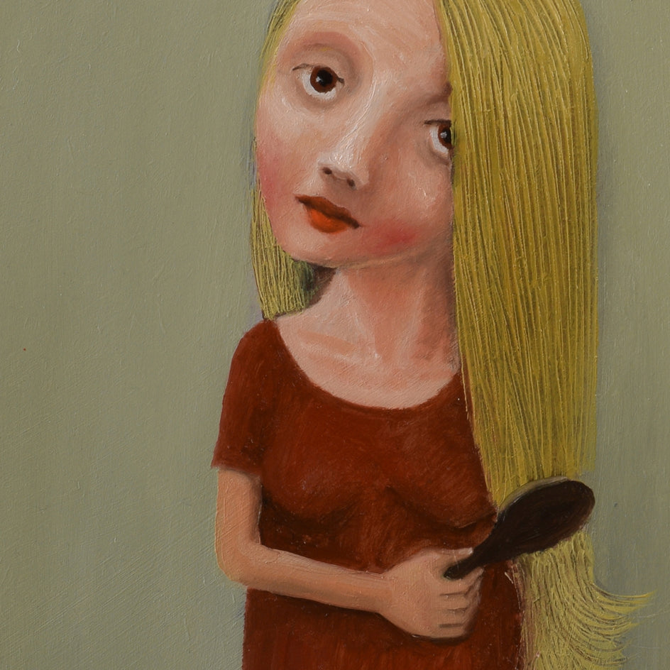 Hair by Krzysztof Iwin |  Closeup View of Artwork 