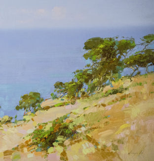 Original art for sale at UGallery.com | Big Sur by Vahe Yeremyan | $2,650 | oil painting | 32' h x 55' w | photo 3