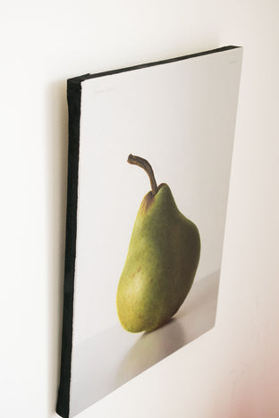 Pear with Clear Background by Daniel Caro |  Side View of Artwork 