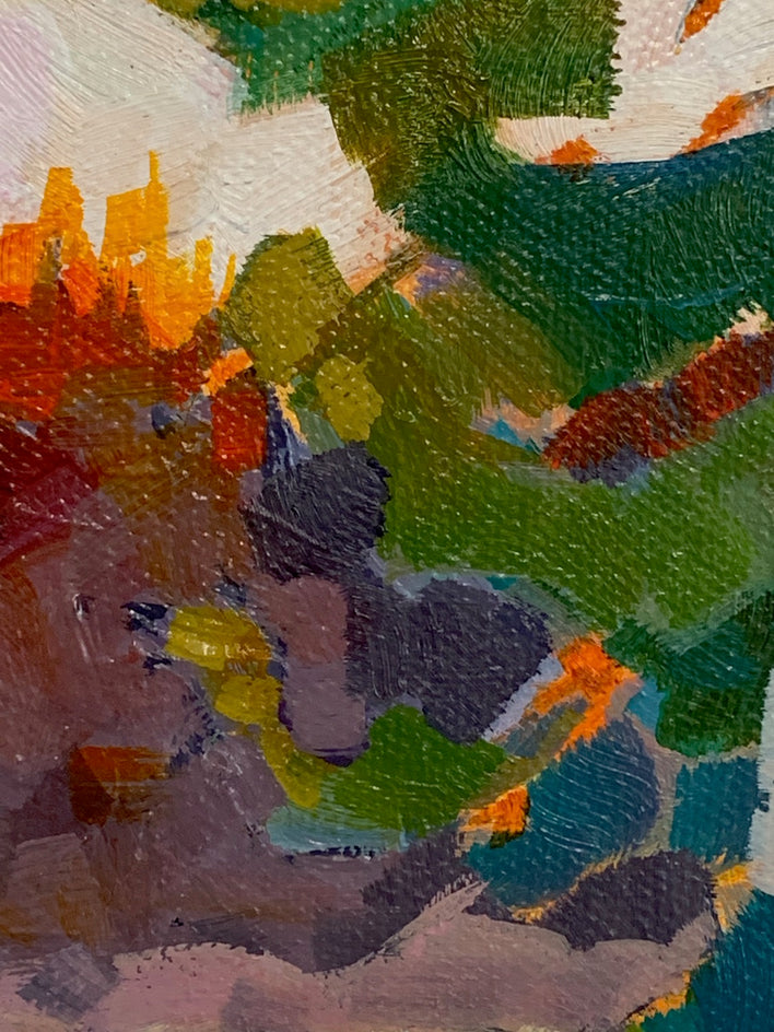 Lagoon by Teresa Smith |  Closeup View of Artwork 