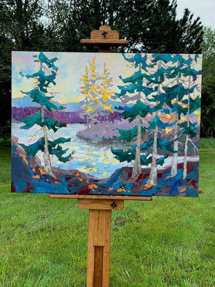 Lagoon Trail by Teresa Smith |  Context View of Artwork 
