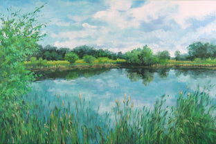 Lake In The Reeds by Suzanne Massion |  Artwork Main Image 