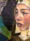 Original art for sale at UGallery.com | La Monja Coronada by Darlene McElroy | $3,100 | mixed media artwork | 40' h x 16' w | thumbnail 2