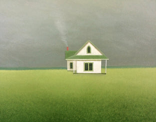 Under the Growing Clouds by Sharon France |  Side View of Artwork 