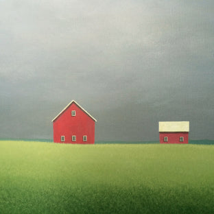 Under the Growing Clouds by Sharon France |   Closeup View of Artwork 