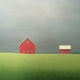 Original art for sale at UGallery.com | Under the Growing Clouds by Sharon France | $2,500 | acrylic painting | 30' h x 40' w | thumbnail 4
