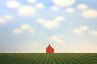 Original art for sale at UGallery.com | Rows Under The Big Summer Sky by Sharon France | $2,200 | acrylic painting | 24' h x 36' w | photo 1