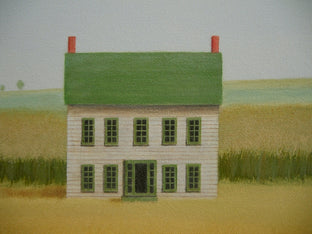 Original art for sale at UGallery.com | Windmill on the Old Farmstead by Sharon France | $1,575 | acrylic painting | 24' h x 36' w | photo 3