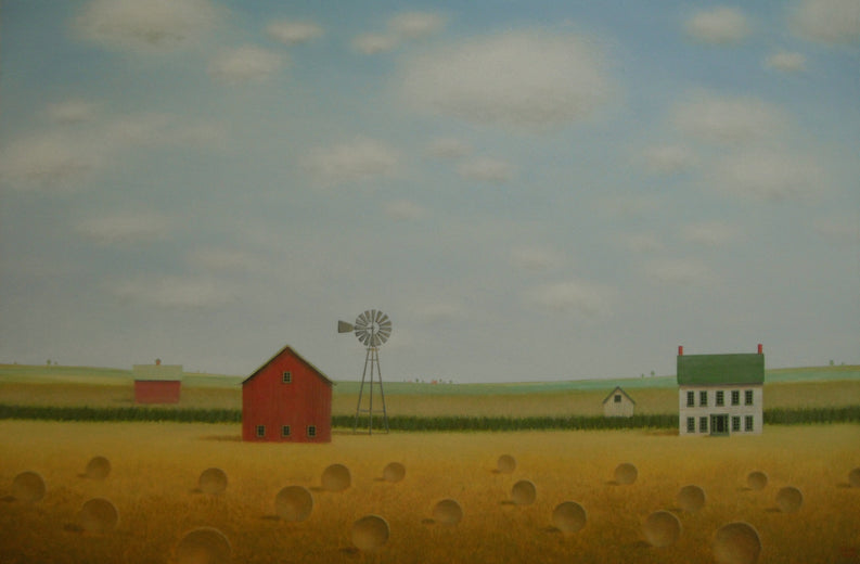 Windmill on the Old Farmstead by Sharon France |  Artwork Main Image 