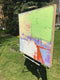 Original art for sale at UGallery.com | Late Summer by Joey Korom | $1,300 | acrylic painting | 36' h x 36' w | thumbnail 2