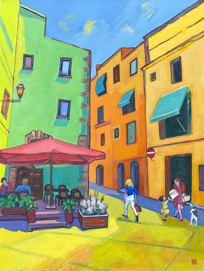 Alleyway Restaurant 2 by Laura (Yi Zhen) Chen | Artwork Main Image