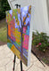 Original art for sale at UGallery.com | Strolling with a Puppy by Laura (Yi Zhen) Chen | $1,050 | acrylic painting | 20' h x 20' w | thumbnail 2